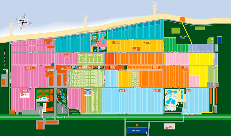 Union Lido Venice Peninsular Map